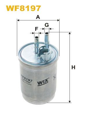 WIX FILTERS Топливный фильтр WF8197
